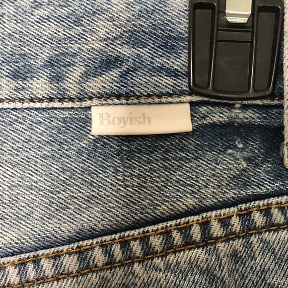 Boyish Tommy Jeans Women’s 24 His Girl Friday Straight High Rise Floral Paint - Picture 13 of 16